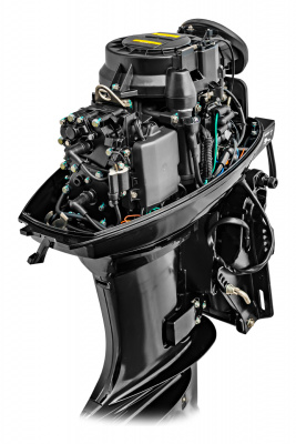 Лодочный мотор Reef Rider RR40FFES-T 2-х тактный с гидроподъемом HIDEA