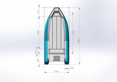 Лодка Риб Tornado 500 с кормовым рундуком